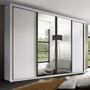 Ver imagem 1 de Guarda Roupa Casal com 6 Espelhos 4 Portas Firenze Minastex