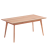 Mesa de Jantar Retangular Vertice 90cm X 160cm Ecograndis Natural - 1