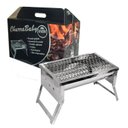 Ver imagem 3 de Churrasqueira Portátil Dobrável 100% Aço Inox 430
