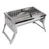 Churrasqueira Portátil Dobrável 100% Aço Inox 430 - 1