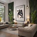 Ver imagem 1 de Quadro Canvas Picasso The Acrobat 90x60cm Mold Branca