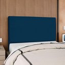 Ver imagem 2 de Cabeceira Queen 160 Cm com Frame Luna Suede Azul Marinho Artte