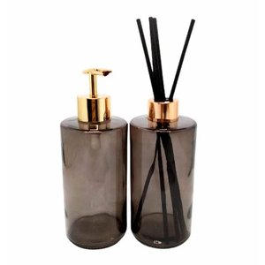KIT DIFUSOR COM VARETAS DE FIBRA E PORTA SABONETE LIQUIDO