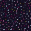Ver imagem 1 de Papel de Parede Temático Baby Linhas Formas Geométricas 2,5m