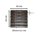 Ver imagem 6 de KIT 12 DECKS MADEIRA PLASTICA ECO MAXX 30x30 MODULAR 30X30.:IMBUIA