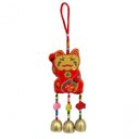 Ver imagem 1 de Sino Dos Ventos da Sorte Oriental 25 Cm Gato