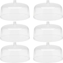 Kit 6 Cúpulas para Prato de Bolo Tampa Acrílico Cúpula 30cm - 1 Kit 6 Cúpulas para Prato de Bolo Tampa Acrílico Cúpula 30cm - 1