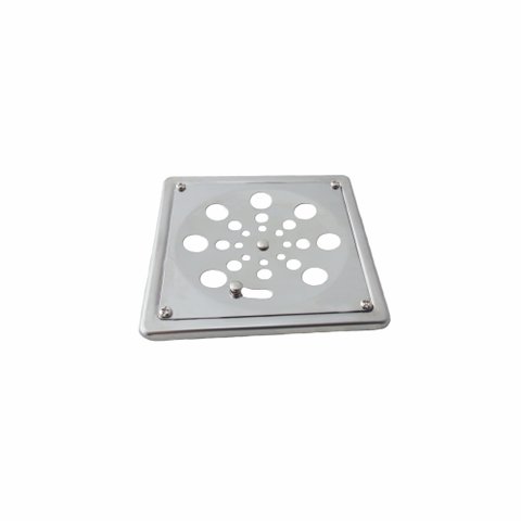 Grelha Quadrada C/ Caixilho 10cm Perflex Complementos