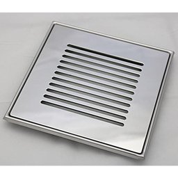 Grelha Listras Aço Inox 94x94mm 4006/1 Cromado Invinox - 4
