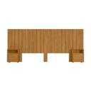 Ver imagem 2 de Cabeceira Casal Lima King com Mesas MDF Cumaru Madetec Móveis