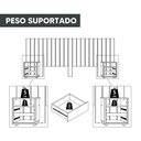 Ver imagem 5 de Cabeceira Casal Lima King com Mesas MDF Cumaru Madetec Móveis
