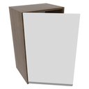 Ver imagem 3 de Armário Aéreo Glamy 40cm 1 Porta Rustic/Branco Madesa