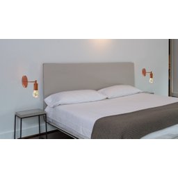 Arandela Luminária Parede Moderna Sala Cama Banheiro Dourado - 5