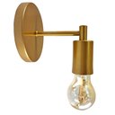 Ver imagem 1 de Arandela Luminária Parede Moderna Sala Cama Banheiro Dourado