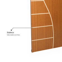 Folha de Porta Madeira Decorada 210x70cm Espessura 3,5cm Cantareira MGM - 5