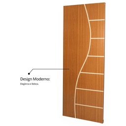 Folha de Porta Madeira Decorada 210x70cm Espessura 3,5cm Cantareira MGM - 4