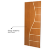 Folha de Porta Madeira Decorada 210x70cm Espessura 3,5cm Cantareira MGM - 4
