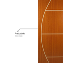 Ver imagem 7 de Folha de Porta Madeira Decorada 210x70cm Espessura 3,5cm Gaúcha MGM Marrom/Mogno