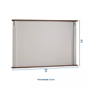 Ver imagem 2 de Painel de Tv para Sala 195cm Clássico 50513 Linz Móveis - Off White/imbuia Glazer