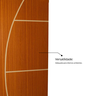 Folha de Porta Madeira Decorada 210x60cm Espessura 3,5cm Gaúcha MGM - 10