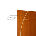 Ver imagem 6 de Folha de Porta Madeira Decorada 210x60cm Espessura 3,5cm Gaúcha MGM Marrom/Mogno