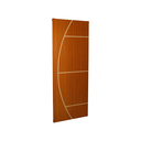 Ver imagem 3 de Folha de Porta Madeira Decorada 210x60cm Espessura 3,5cm Gaúcha MGM Marrom/Mogno