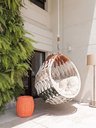 Ver imagem 1 de Poltrona Suspensa Balanço Boho Chic Corda Náutica Gota Ninho