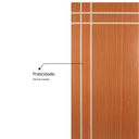 Ver imagem 7 de Folha de Porta Madeira Decorada 210x70cm Espessura 3,5cm Mantiqueira MGM Marrom/Mogno