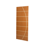 Folha de Porta Madeira Decorada 210x80cm Espessura 3,5cm Neblina MGM - 4