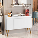 Ver imagem 2 de Aparador Buffet 4 Portas Branco Mel Gold Primus