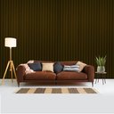 Ver imagem 4 de Painel Decorativo Ripado de Pvc Barra de 270cm Azn - Marrom