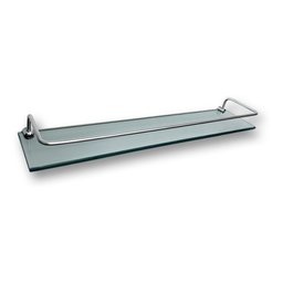 Prateleira Reta C/ Grade 40x10 Cm - 8mm - Incolor - 4