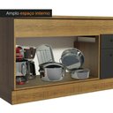 Ver imagem 4 de Balcão De Pia 150 Cm 2 Portas E 2 Gavetas Rustic/Preto