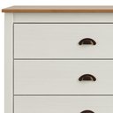 Ver imagem 6 de Cômoda Quarto 125cm 1 Porta 4 Gavetas Lazio Branco/Freijó F07 - Mpozenato