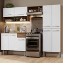 Ver imagem 1 de Armário de Cozinha Compacta Madesa Emilly Pop com Balcão Rustic/Branco