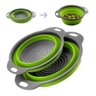 Bacia Retrátil Silicone Javick 2.7 litros para Cozinha Verde - 5