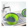 Bacia Retrátil Silicone Javick 2.7 litros para Cozinha Verde - 3