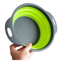 Ver imagem 2 de Bacia Retrátil Silicone Javick 2.7 litros para Cozinha Verde