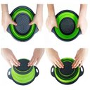 Ver imagem 4 de Bacia Retrátil Silicone Javick 2.7 litros para Cozinha Verde