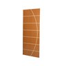 Folha de Porta Madeira Decorada 210x80cm Espessura 3cm Neblina Mgm - 2