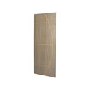 Ver imagem 2 de Folha de Porta Madeira Decorada 210x70cm Espessura 3,5cm Gaúcha MGM Marrom/Carvalho Alpha