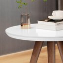 Ver imagem 3 de Kit Mesa de Apoio e Lateral Sofá e Sala Visita Branco