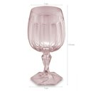 Ver imagem 3 de Conjunto 6 Taças de Plástico 350ml para Água Suco Drinks Uz Rosa Translúcido