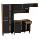 Ver imagem 5 de Cozinha Completa Emilly com Armário e Balcão Preto Madesa