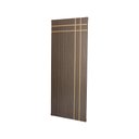 Ver imagem 2 de Folha de Porta Madeira Decorada 210x60cm Espessura 3,5cm Mantiqueira MGM Marrom/Carvalho Alpha