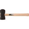 Martelo borracha 40mm preto cabo madeira - Vonder - 3