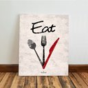 Ver imagem 6 de Kit 3 Quadro Decorativo Cozinha Copa Gourmet Frases Jantar 28x20cm