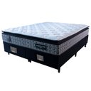 Ver imagem 5 de Cama Box Queen Colchão Pillow Top + Box 158x198x70 Molas Ensacadas Cama inBox Abstrato