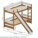 Ver imagem 5 de Beliche Reversível com Escorregador e Proteção Aria Casatema Madeiraoriginals