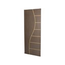 Ver imagem 2 de Folha de Porta Madeira Decorada 210x80cm Espessura 3,5cm Cantareira MGM Marrom/Carvalho Quebec